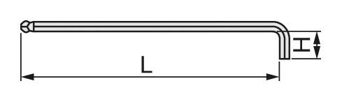 Lục Giác Bi Chữ L (Loại Cổ Ngắn) TONE BSB-S