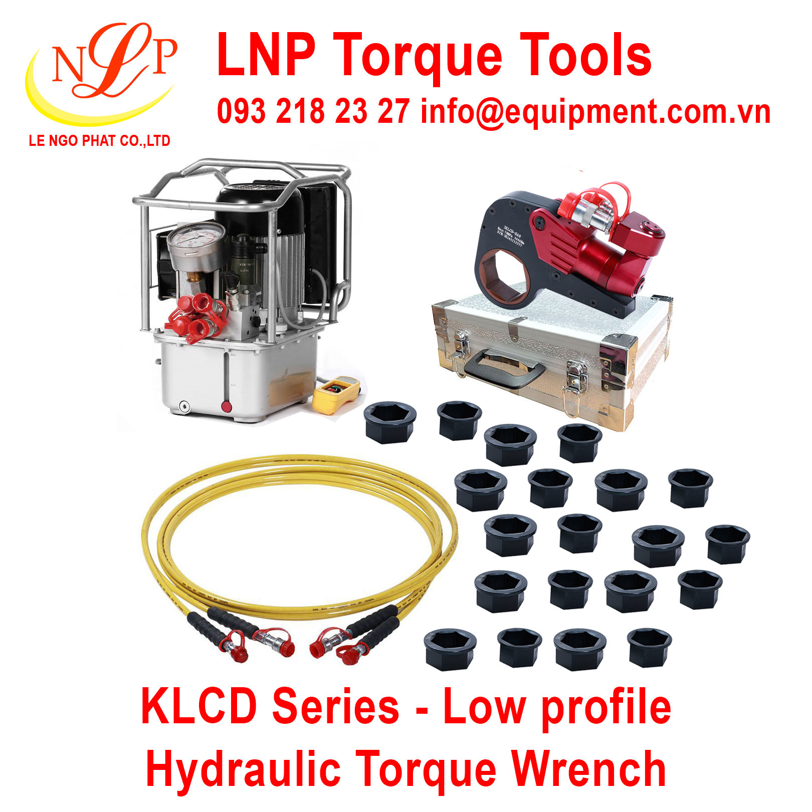 Cờ lê thủy lực đầu tròng LKCD