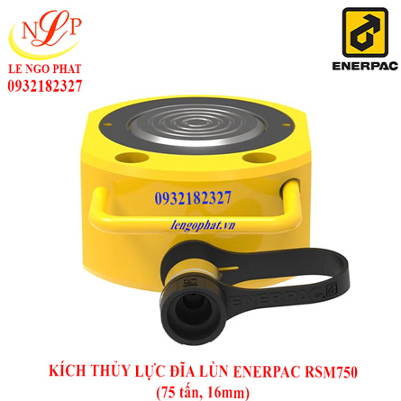 KÍCH THỦY LỰC ĐĨA LÙN ENERPAC RSM750  (75 tấn, 16mm)