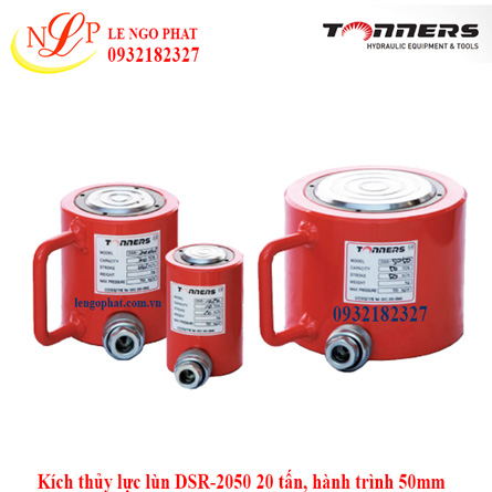 Kích thủy lực lùn DSR-2050 20 tấn, hành trình 50mm