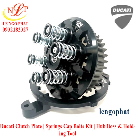 Ducati Clutch Plate | Springs Cap Bolts Kit | Hub Boss & Holding Tool