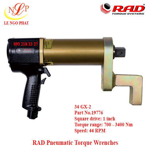 Súng siết bulong dùng khí nén RAD 34 GX-2