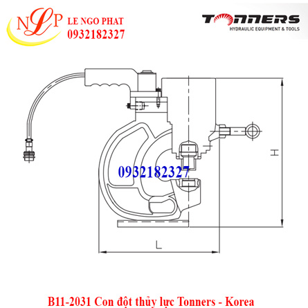 B11-2031 Con đột thủy lực Tonners - Korea