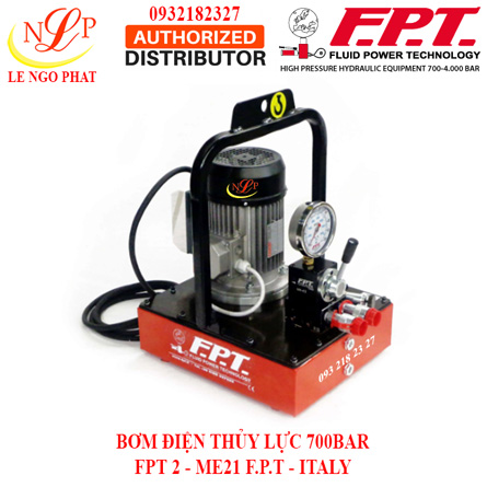 BƠM ĐIỆN THỦY LỰC 700BAR FPT 2 - ME21 F.P.T - ITALY