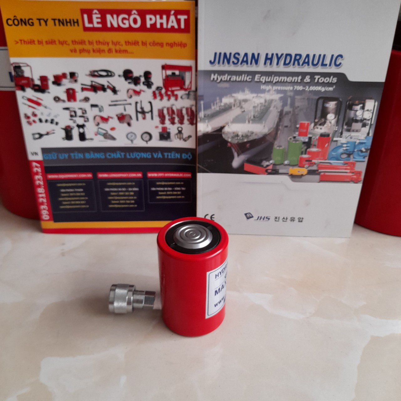 JSC-1050, Kích thủy lực lùn JHS 10 tấn hành trình 50 mm