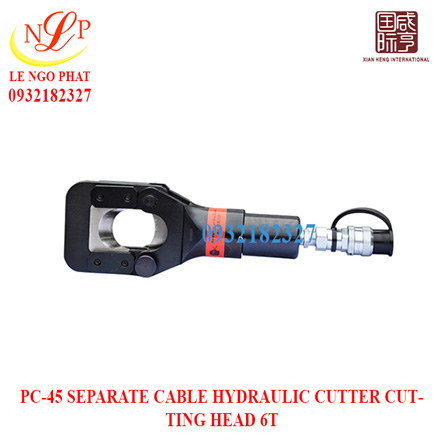 PC-45 SEPARATE CABLE HYDRAULIC CUTTER CUTTING HEAD 6T