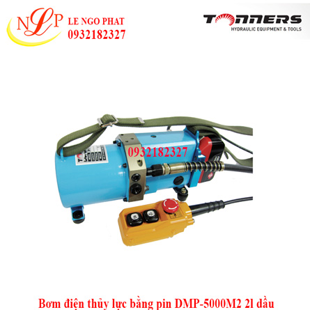 Bơm điện thủy lực bằng pin DMP-5000M2 2l dầu