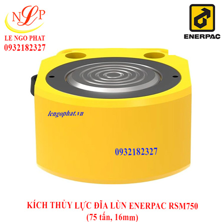 KÍCH THỦY LỰC ĐĨA LÙN ENERPAC RSM750  (75 tấn, 16mm)