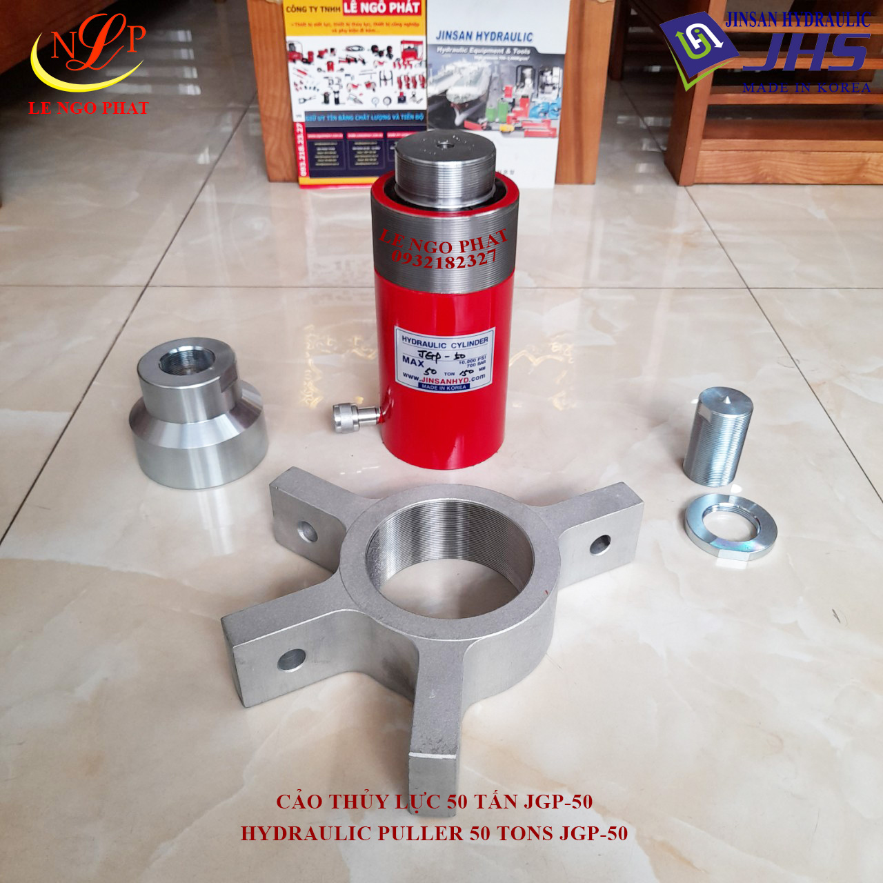 JGP-50, cảo thủy lực 50 tấn JHS - Korea
