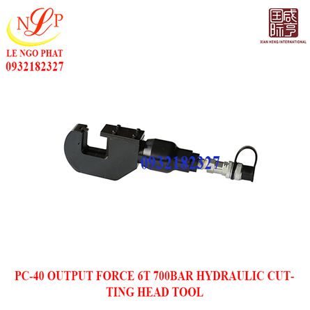 PC-40 OUTPUT FORCE 6T 700BAR HYDRAULIC CUTTING HEAD TOOL