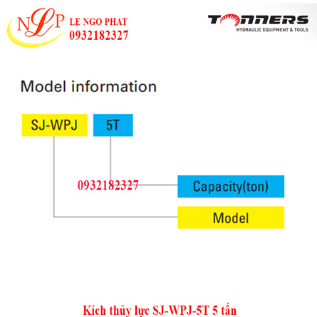 Kích thủy lực SJ-WPJ-5T 5 tấn
