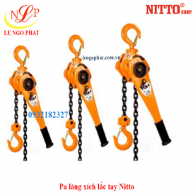 Pa lăng xích lắc tay 1.5 tấn Nitto VR-15
