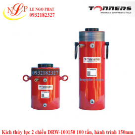 Kích thủy lực 2 chiều DRW-100150 100 tấn, hành trình 150mm