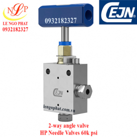 2-way angle valve 60k psi - 68 Nm