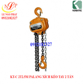 PALANG XÍCH KÉO TAY 2 TẤN (2 tấn, 2.5 mét)