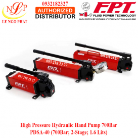 BƠM TAY THỦY LỰC 700BAR PDSA-40 F.P.T - ITALY