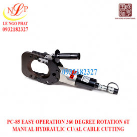 PC-85 EASY OPERATION 360 DEGREE ROTATION 6T MANUAL HYDRAULIC CU/AL CABLE CUTTING HEAD TOOL