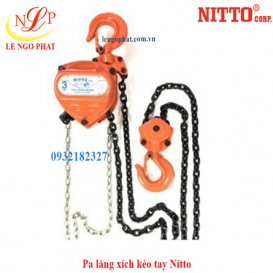Pa lăng xích kéo tay 5 tấn 3 met Nitto 50VP5