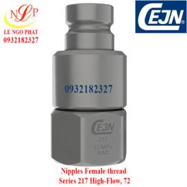 Nipples Female thread Series 217 High-Flow, 72 MPa G 3/8"