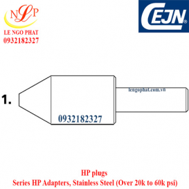 HP plugs - HP Adapters Stainless Steel 60k psi