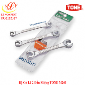 Bộ Cờ Lê 2 Đầu Miệng TONE M263