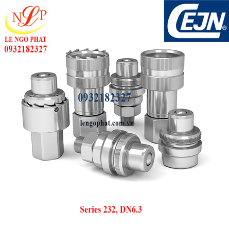 Couplings Male thread Series 232, DN6.3 1/8" NPT