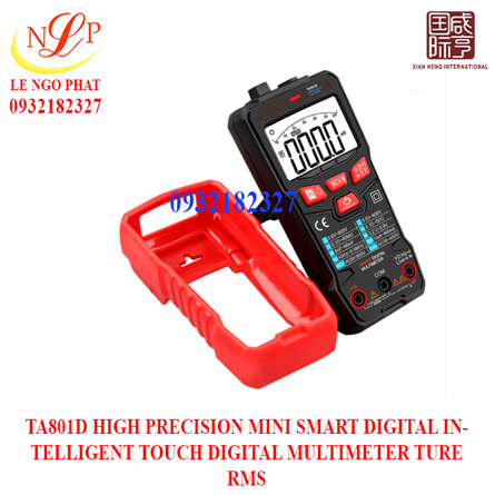 TA801D HIGH PRECISION MINI SMART DIGITAL INTELLIGENT TOUCH DIGITAL MULTIMETER TURE RMS
