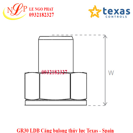GR30 LDB Căng bulong thủy lực Texas - Spain