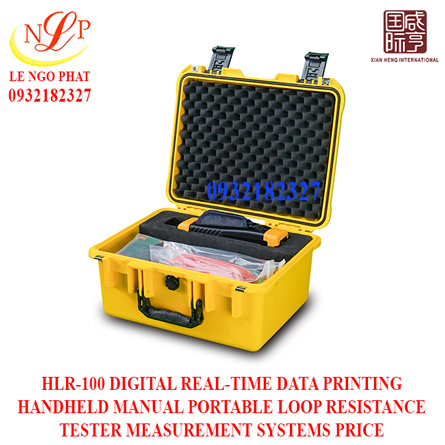 HLR-100 DIGITAL REAL-TIME DATA PRINTING HANDHELD MANUAL PORTABLE LOOP RESISTANCE TESTER MEASUREMENT SYSTEMS PRICE