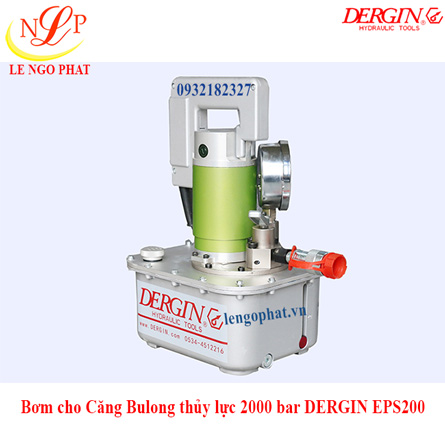 Bơm cho Căng Bulong thủy lực 2000 bar DERGIN EPS200