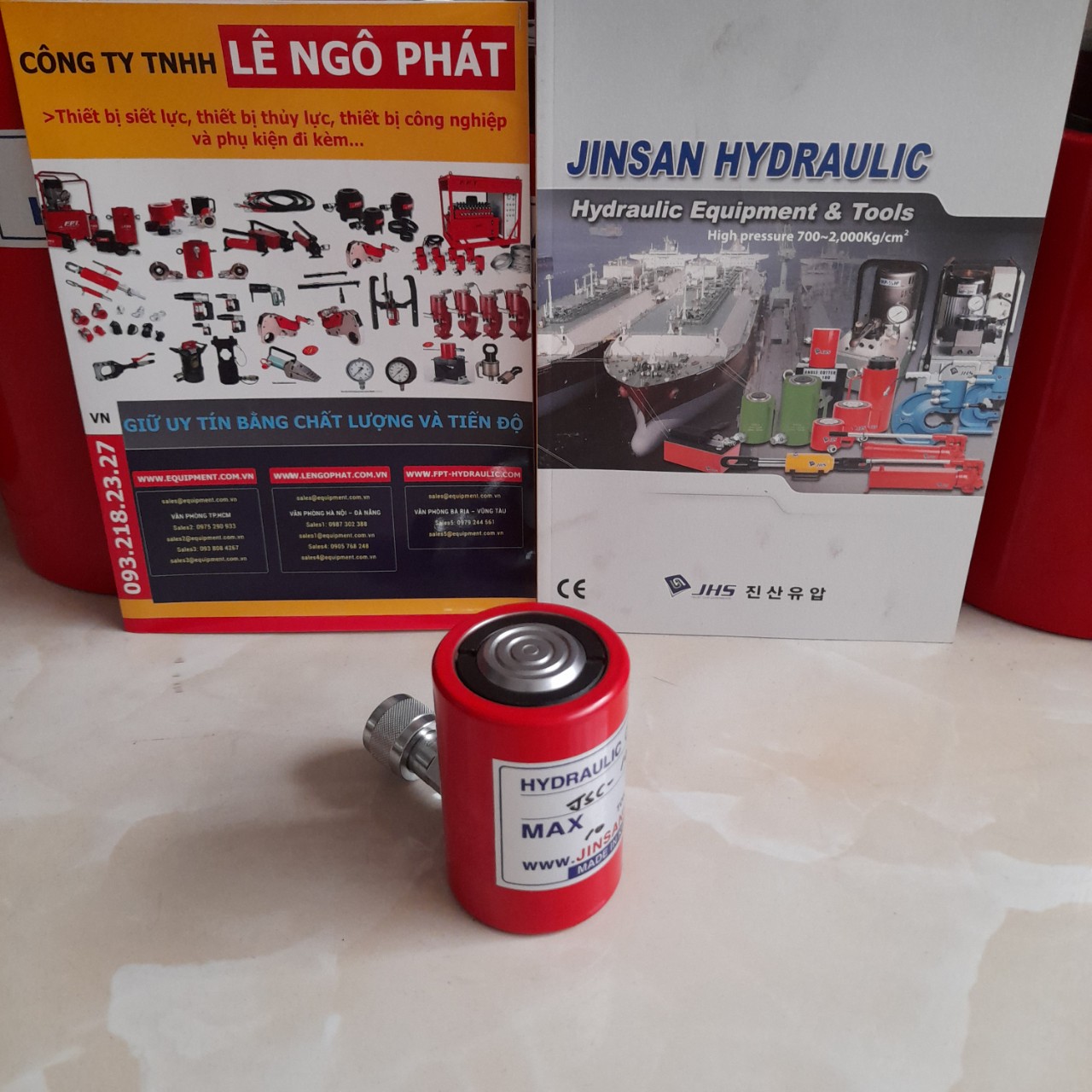 JSC-1050, Kích thủy lực lùn JHS 10 tấn hành trình 50 mm