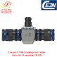 Category C With 2 couplings and 1 nipple Series 116 T-Connection, 150 MPa