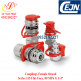 Nipples Female thread Series 115 Flat-Face, 80 MPa NPT 1/8”