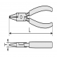 Snap ring pliers (for straight type holes) SRPH